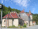 der Bahnhof, fr den Frsten von Schwarzburg-Rudolstadt gebaut - heute Privatbesitz