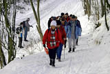 Beginn der Wanderung - Aufstieg zum Forsthaus