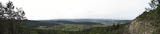 Panorama von den Reinsbergen - Horizont vom Kickelhahn ber Schneekopf, Beerberg bis zum Inselsberg 