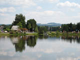 Blick ber den neuen Fischhofteich nach Sdosten!