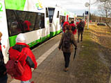 Ankunft auf dem Bahnhof Groschwabhausen