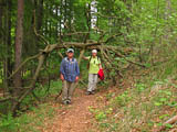 "Kontrollposten" am westlichen Ende des Orchideenwanderweges