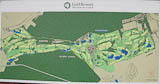 der Lageplan des Golf-Resorts zeigt die Einbettung in die Thringer Landschaft des Weimarer Landes