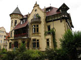 berwltigende Villen aus der Grnderzeit am Wanderweg durch Eisenach