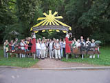 die ganze Wandergruppe - zum Gruppenfoto vereint