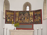 Schnitzaltar der Eisenacher Schule um 1450 in der Bonifatiuskirche Treffurt