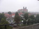 Stiftskirche Quedlinburg im Regen - leider whrend der ganzen Wanderung