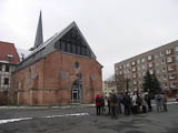 das lteste Gebude der Stadt aus dem 14. Jhdt. - die Cruziskirche - heute Brgerzentrum