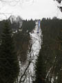 die Jugendschanzen am Wadeberg und das "Interhotel Oberhof"