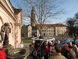 der Ildefonsobrunnen steht am Schloplatz gleich hinter dem Roten Schlo