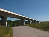 die neue Technik hlt Einzug - neue ICE-Strecke Erfurt Halle/Leipzig am Grobrembacher Speicher