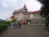 an der Niederburg Kranichfeld bei Regen