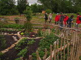 der Bauerngarten auf dem 50 ha groem Gelnde des Vereins "Camsin.eV"