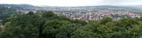 Blick ber Blankenburg/Harz von der Teufelsmauer