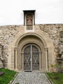 das älteste romanische Bauteil aus dem 12. Jhdt. an der Westseite der Bergkirche das älteste romanische Bauteil aus dem 12. Jhdt. an der Westseite der Bergkirche