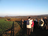 Rckblick vom Steinel (310 mNN) nach Hopfgarten bei herrlichstem Sonnenschein