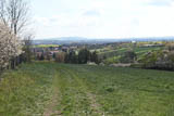 Blick nach Osten zum Ettersberg ber Erfurt/Nord