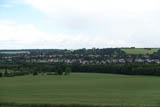 Blick von Bevedere nach Oberweimar - eine Siedlung der 20er Jahre des 20. Jhdts.