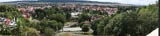 Blick ueber Bad Frankenhausen vom Hausmannsturm der Stadt