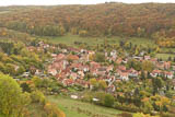 Rueckblick auf Ziegenhain und die Wallfahrtskirche St. Marien