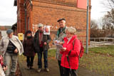 Start unser "in memoriam Dr. Manfred Salzmann" - Wanderung am Bahnhof Kranichfeld.