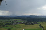 das Wetter geht hinter Hinterhermsdorf im Boehmischen ueber dem Rosenberg nieder! das Wetter geht hinter Hinterhermsdorf im Boehmischen ueber dem Rosenberg nieder!
