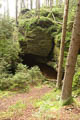 Reiszers Hoehle - jetzt sind wir gleich im Kirnitzschtal. Reiszers Hoehle - jetzt sind wir gleich im Kirnitzschtal.