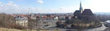 Blick von der Zitadelle über den Domplatz bis zum Ettersberg bei bestem "Fotowetter". Blick von der Zitadelle über den Domplatz bis zum Ettersberg bei bestem "Fotowetter".