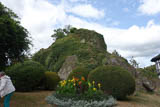 der "Hexenturm" - Bergfried der mittelalterlichen Burg Stein!