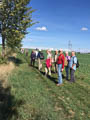 herrlicher Wiesenweg in der Richtung Süd-Nord nach Vollersroda!