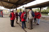 Start auf dem Bahnhof Bad Kösen mit Iris-Monika N.