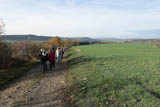 gute Sicht auf unseren Ausgangsort Tannroda und das Oberschloß in Kranichfeld - Alle frisch und frohen Mutes!