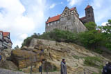 Schloß und Stiftskirche St. Servatii auf dem Schloßberg von Quedlinburg