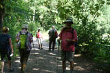 unser Wanderleiter Eckart auf dem Weg nach Schnepfenthal