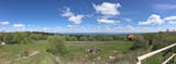 Der Blick von der Hohen Geba über das Werratal zum Inselsberg und dem Thüringer Wald!