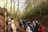 an der unteren Drachenschlucht geht es hoch auf's Plateau zur Sängerwiese.