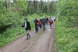 Bei herrlichstem Wanderwetter durch den Wald von Teichel nach Großkochberg!